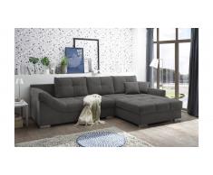 JUSTyou Maine Canapé d'angle Gris