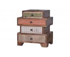 JUSTyou Nadin Commode Sheesham Multicolore