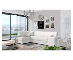 JUSTyou Idella Canapé Cuir synthétique Blanc