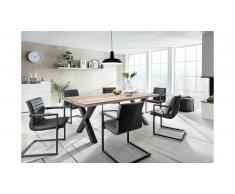JUSTyou Phanes Table Chene 100x220 Noir