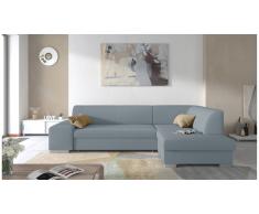 JUSTyou Piave Canapé d'angle Bleu Tissu structure