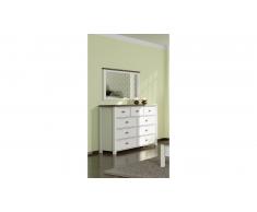JUSTyou Cadeau Commode Blanc | Chene San Remo