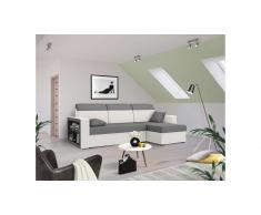 JUSTyou Emory Canapé Cuir synthétique Gris