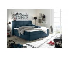JUSTyou Jackson Lit boxspring Bleu 180x200 cm