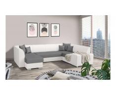 JUSTyou Alorie Canapé Cuir synthétique Gris