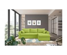 JUSTyou Anelis Canapé Velours Citron vert