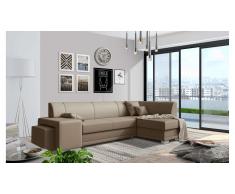 JUSTyou Idella Canapé Cuir synthétique Marron