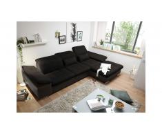 JUSTyou Maryland Canapé d'angle Marron