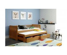 JUSTyou Briko Lit fonctionnel Aulne 80x160 cm