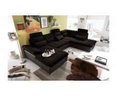 JUSTyou Mississippi Canapé d'angle Marron