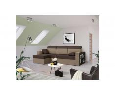 JUSTyou Emory Canapé Cuir synthétique Marron