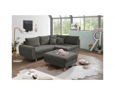 JUSTyou North Dakota Canapé d'angle Marron