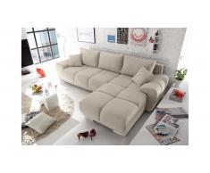 JUSTyou Arizona Canapé d'angle Beige