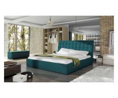 JUSTyou TERASSO Lit rembourré 175x227x102 Turquoise