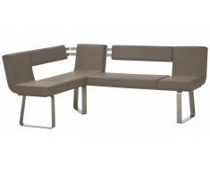 JUSTyou Viklund II Banc salle a manger Acier Gris