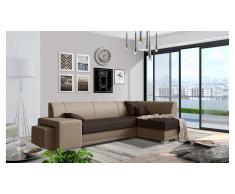 JUSTyou Idella Canapé Cuir synthétique Marron