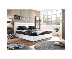 JUSTyou Concord Lit boxspring 160x200 cm Blanc Noir