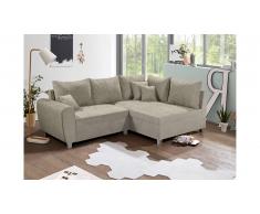 JUSTyou Des Moines II Canapé d'angle Beige