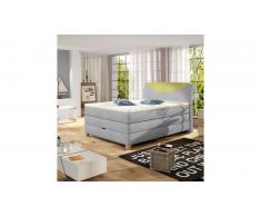 JUSTyou Santino Lit boxspring Gris | Jaune 120x200