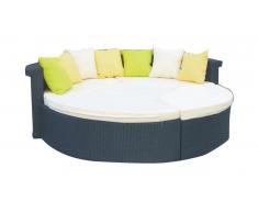 JUSTyou Alba Lit de plage Noir Beige