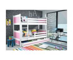 JUSTyou Lora Lit superposé Blanc Rose