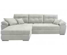 JUSTyou Florida Canapé d'angle Argent