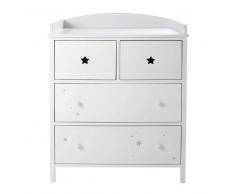 Maisons du Monde Commode à langer blanche Songe