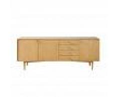 Maisons du Monde Buffet enfilade 3 portes 4 tiroirs Elwood