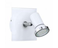 TAMARA - Spot de salle de bain orientable Blanc L12cm - Applique Eglo designé par
