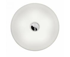 BUTTON - Applique ou Plafonnier de salle de bain Blanc Ø40cm - Applique FLOS designé par Piero Lissoni