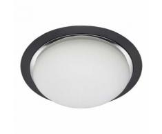 MAGNOLIA - Applique ou Plafonnier de salle de Bain Noir Ø35cm - Applique Brilliant designé par