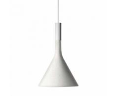 APLOMB - Suspension LED Ciment Blanc Ø16,5cm - Suspension Foscarini designé par Lucidi & Pevere