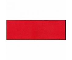 Tapis de couloir paillasson rouge 60x180cm