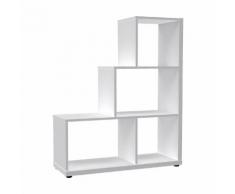 Étagère escalier blanche L94cm
