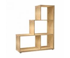 Étagère escalier coloris chêne L94cm