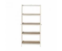 Étagère en acacia H130cm à 4 tablettes pour enfant
