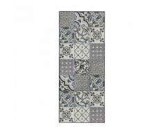 Tapis de couloir en vinyle gris 60x200cm