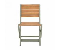 Chaise pour enfant 50x33x38cm vert olivier