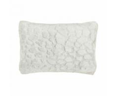 Coussin rectangulaire imitation fourrure 40x60cm