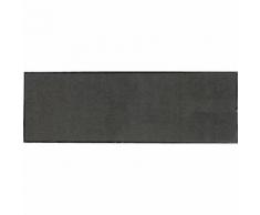 Tapis de couloir paillasson gris foncé 60x180 cm