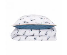Housse de couette enfant 120x140cm et 1 taie d'oreiller