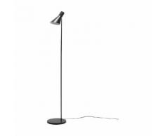 Liseuse en métal noir H150cm