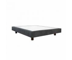Sommier tapissier gris Duvivier 18 cm - 140x200 cm
