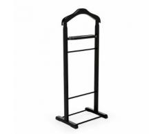 Valet / Porte-vêtement noir en bois noir