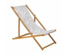 chilienne à motif Laurier blanc