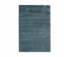 Tapis à poils longs bleu 200x290cm