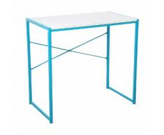Bureau enfant Blanc et Bleu turquoise