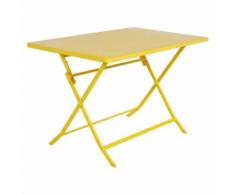 Table de balcon pliante rectangulaire Greensboro Citron Jardin