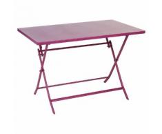 Table de balcon pliante rectangulaire Greensboro Prune Jardin