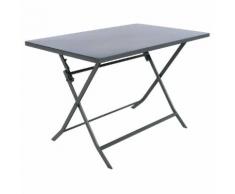 Table de balcon pliante rectangulaire Greensboro Graphite Jardin